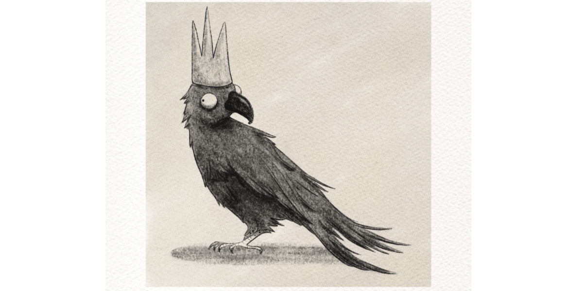Crowned Crow - HITRECORD Project