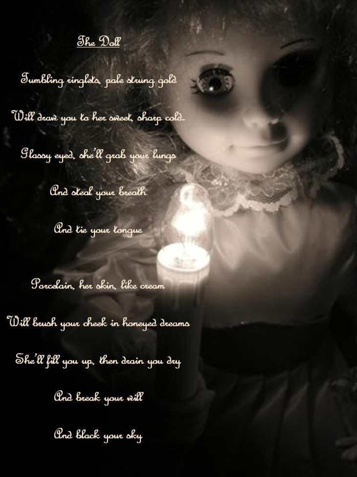 Poem for a Creepy Doll (On Image) - HITRECORD Image